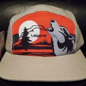 Men's 5 Panel Legend Adjustable Hat Size OS